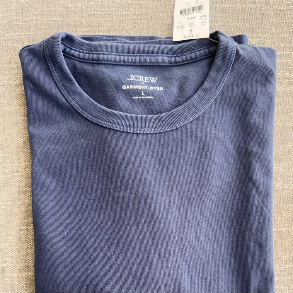 J. Crew Men's Navy Short Sleeve Tee